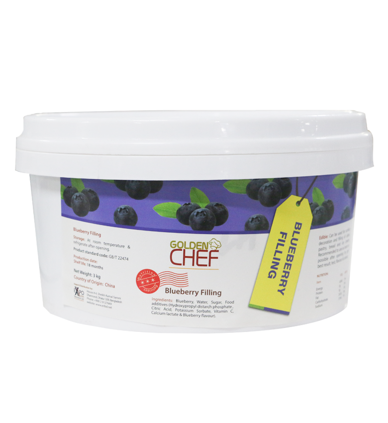Golden Chef blueberry filling
